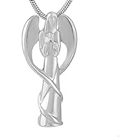 Cremation Necklace Shiny Varnish Commemorative Jewelry,for Goddess Cremation Ash-Shaped Pendant Necklace