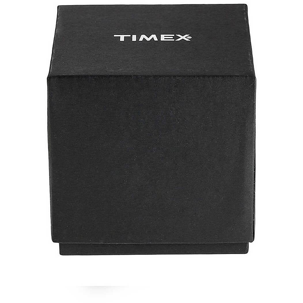 Timex TW2V32700 Men's Analogue Quartz Watch with Leather Strap, Black, Strap