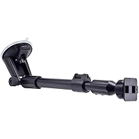 Arkon CM117-SBH Replacement or Upgrade Long Arm Windshield Suction Mounting Pedestal with 2T Swivel Pattern , Black
