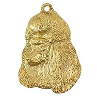 Exclusive Dog Necklace with Gold Plating 24ct - Handmade Masterpiece in an Elegant Case – Gold-Plated Dog Necklaces for Men and Women – Poddle