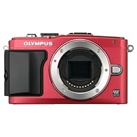 Olympus Pen Lite E-PL6 Digital Camera Body Only (Red)