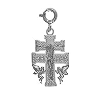 Caravaca Crucifix Pendant | Sterling Silver 925 Caravaca Crucifix Pendant - 27 mm