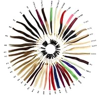 Remy Human Hair Extensions Color Ring Color Chart Swatches 43colors