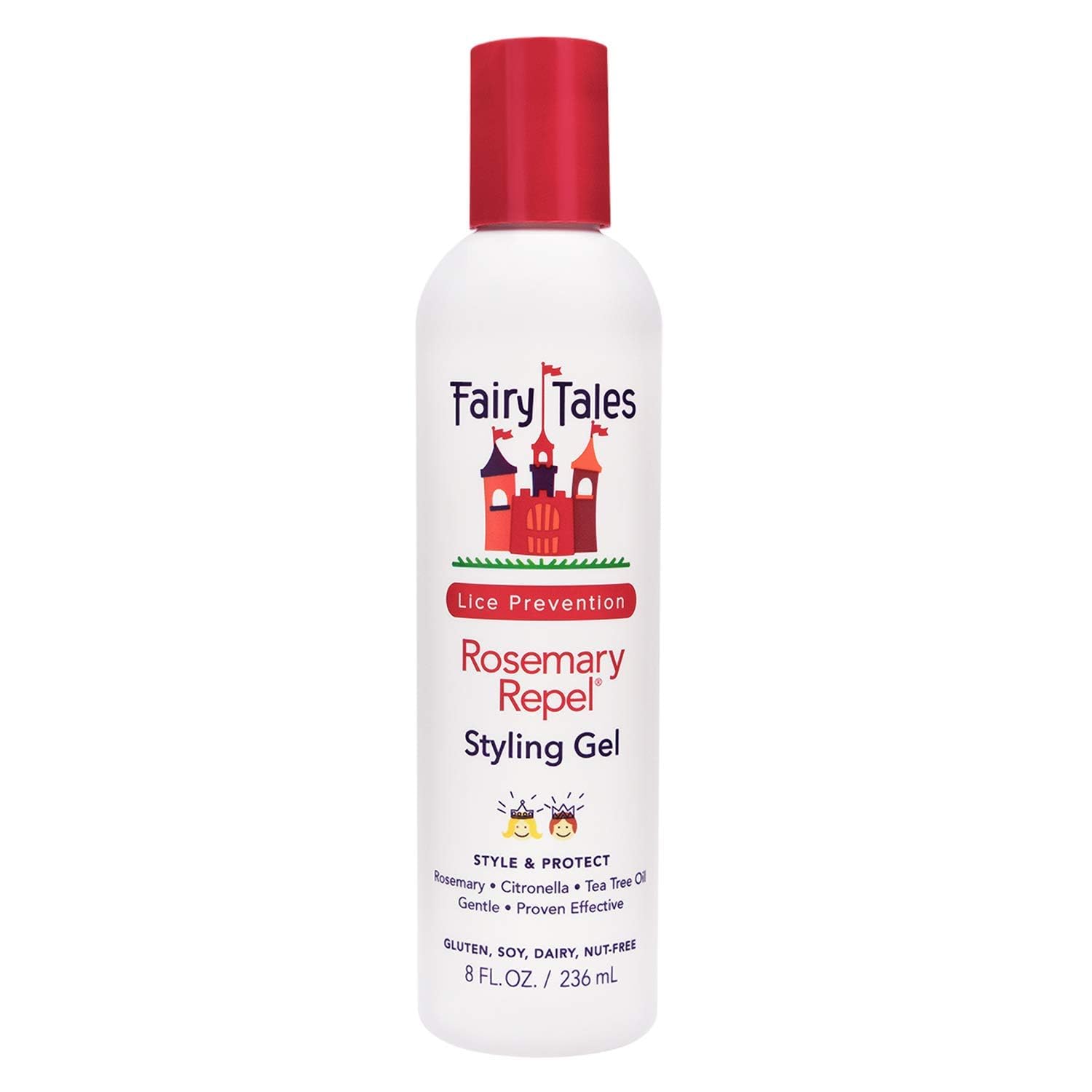 Fairy Tales Rosemary Repel Daily Kids Hair Gel – Kids Like the Smell, Lice Do Not, 8 fl oz. (Pack of 1)