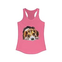 Beagle 'Daisy Mae' - Women's Racerback Tank by Doggylips™