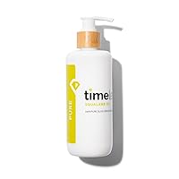 Timeless Skin Care Squalane Oil 100% Pure - 8 Fl Oz - Lightweight, Plant-Based Dry Oil - Improves Skin Elasticity & Radiance - Regulates Oil Production - All Skin Types, Including Acne-Prone Skin