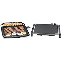Presto 07023, Cool-touch electric Griddle/Warmer Plus & 19