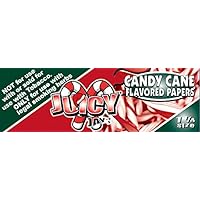 3 Packs Juicy Jay's Candy Cane 1 ¼ Size Rolling Paper + Beamer Smoke Sticker