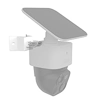 Corner Mount Bracket for Eufy Security SoloCam S340, Solar Panel Security Camera (White)