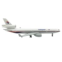 1:400 Malaysia MD-11 Airplane Model Simulation Aircraft Aviation Model Aircraft Kits for Collection and Gift