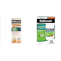Robitussin Honey Nighttime Cough DM Max - Controls Cough, Runny Nose and Sneezing - Adult Formula 8 Hour Liqui-gels Cough, Adult Formula - 20 Count