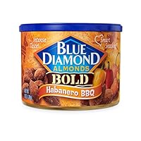 Blue Diamond Almonds, Bold Habanero BBQ, 6 Ounce