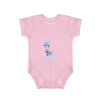 New Born Outfit Floral Monogram Letter - L Romper Outfit Unisex Baby Clothes Baby Gift Baby Clothing 18months