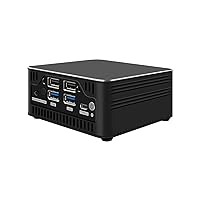 HUNSN Mini PC, HTPC, Small Server, Desktop Computer, Intel I7 1165G7, BJ01, Type-C, CIR IR Infrared Receiver, 2 x LAN, HDMI, Mini DP, Barebone, NO RAM, NO Storage, NO System