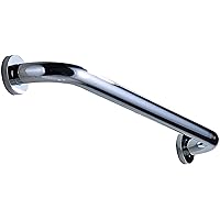 Grab Rails Home Assist Handle for Bathtub, Shower, Steps, Indoor/Outdoor Use Bathroom Non-Slip Full Copper Thick Safety Handrail Accessories 2 Size,2 Color (Color : Silver) (Color : Silver)