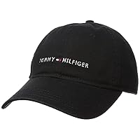 Tommy Hilfiger Men's Cotton Logo Adjustable Baseball Cap
