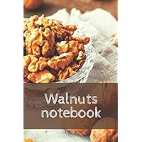 Walnuts notebook (walnuts theme): lined notebook with a glossy cover - journal for travel, work or school - take it anywhere (6