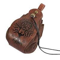 Dnd-Dice Bag Handmade Pu Bag Tray Drawstring Pouch Bag Gift For Rpg-D&D-Dices Coins And Accessories