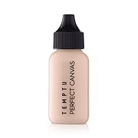 TEMPTU Perfect Canvas Airbrush Foundation: Anti-Aging, Long-Wear Makeup, Buildable Coverage For Hydrated And Healthy Skin Semi Matte, Natural Finish 24 Shades