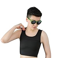 Chest Binder 20CM Super Elastic Band Tank Top Shapewear for Tomboy Trans Lesbian