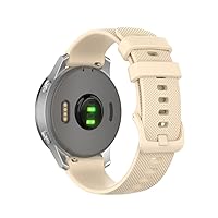 Rose Gold Buckle 18mm Silicone Watchband For Garmin Vivoactive 3S 4S Venu 2S Watch Wristband Loop Band Wrist Straps Bracelet