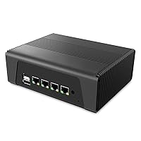 Firewall Appliance Mini PC, AMD Ryzen R7-5825U Processor 4xIntel I226 2.5G Ethernet VPN Router PC AES-NI HDMI DP USB3.1