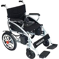 Electric Wheelchair for Adults, Wheelchairs Medical Equipment Multi-Functional Wheelchair, Light Folding Electric Wheelchair, Scooter, GPS, 360% Rotation