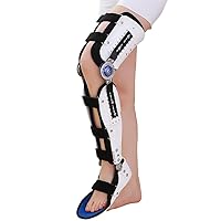 Knee Joint Fixation Bracket, Lower Limbs Leg Fracture Brack, -10°-120° Angle Control, Length/Tightness Adjustable, High Precision Chuck, for Fracture, Ankle Support