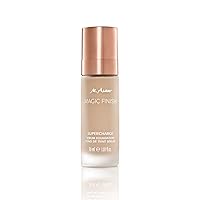 MAGIC FINISH Supercharge Serum Foundation Warm Sand (1.01 Fl Oz) - Moisturizing foundation & firming face serum in one, anti-aging make-up with optimal coverage & hyaluronic acid