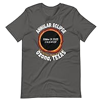 Ozona Texas Annular Solar Eclipse T-Shirt October 14, 2023 for The Total Best Time of Your Life