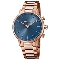 Carat Unisex Analog Automatic Watch with Stainless Steel Gold Plated Bracelet S2445/1