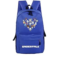 Game Undertale Cosplay Backpack Casual Daypack Day Trip Travel Hiking Bag Carry on Bags Blue /2
