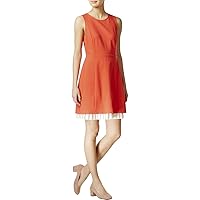 Womens Pleated A-Line Dress