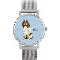 Brown White Springer Spaniel Dog Watch