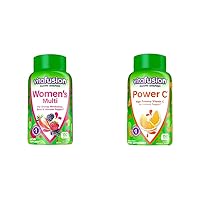 Womens Multivitamin Gummies & Power C Vitamin C Gummies for Immune Support, Orange Flavored, 282 mg Vitamin C, America’s Number 1 Gummy Vitamin Brand, 50 Day Supply, 150 Count