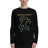 Agnostic Front Long Sleeve T Shirts Man's Summer Casual O-Neck Tee Cotton Fashion Tops