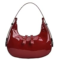 Women's Crescent Shoulder Bags Retro Y2k 90s Hobo Handbags Top Handle Y2k Underarm Bag Fashion Clutch Purses