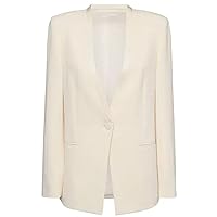 Women's One Button Suit Jacket Shawl Lapel Daily Business Party Tuxedos Coat
