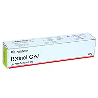 Retinol Gel 0.025 Vitamin A Repairs Fine Lines & Wrinkles, Scar Treatment, Sun Spots, Anti-Aging (20 Gram / 0.7 Oz)
