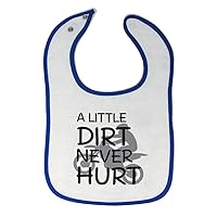 Cute Rascals Toddler & Baby Bibs Burp Cloths A Little Dirt Never Hurt Items for Girl Boy
