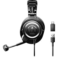 Audio-Technica ATH-M50xSTS-USB StreamSet Streaming Headset,Black