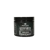 MNSC Smoke Jumper (Pine Tar) Naturally Better Shave Cream - Smooth Shave, Hypoallergenic Sensitive Skin Formula, Softer Skin, Prevents Razor Burn, Handcrafted in USA, All-Natural, Plant-Derived