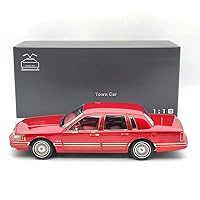 1/18 Town car Towncar V8 1993-1995 Super Diecast Model (Leather seat) red Limited Collection