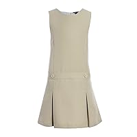Tommy Hilfiger Girls Solid Jumper Dress, Kids School Uniform Clothes, Little, Big, Or Plus Size