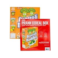 Prank-O Cereal Box: Broccoli Buddies Prank Gift Box, Put Your Real Present in a Funny Authentic Prank-O Prank Box, Perfect Kids Birthday Gift, Novelty Gifting Box for Pranksters
