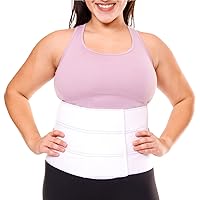 BraceAbility Medical Abdominal Stomach Binder - Belly Band Compression for Diastasis Recti, Postpartum, Post-Surgical Wrap for Tummy Tuck Recovery, Post op Abdominal Binder for Women and Men (2XL 9