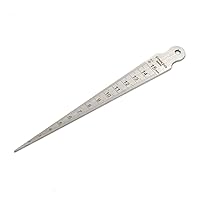 Welding Taper Gauge Hole/Gap Inspection 0-15mm 0-5/8'' Measure in Inch/mm Body Thickness 2.7mm