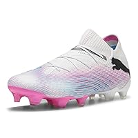 Puma Mens Future 7 Ultimate Firm GroundArtificial Ground Soccer Cleats - White