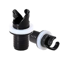 Rowing Boat Connector Kayak Air Valve Adapter Inflatable Boat Adapter Fitting for 2 Pcs Water Sports Rowing Boat Accessories