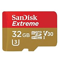 SanDisk Extreme 32GB microSDHC UHS-I Card with Adapter - SDSQXVF-032G-GN6MA [Old Version]